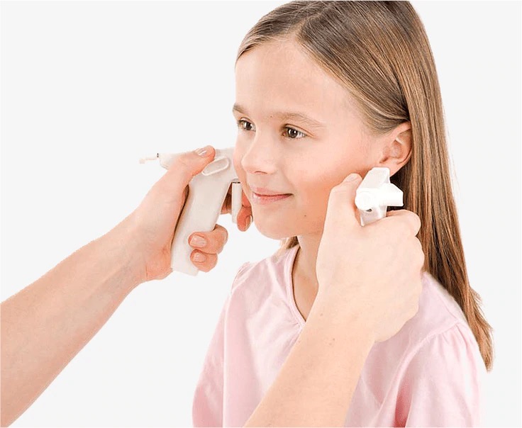 blomdahl double ear piercing method in ontario