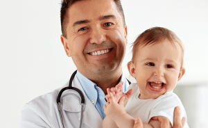 Medical ear piercing for babies